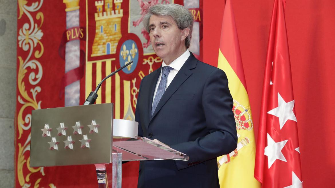 Ángel Garrido, presidente de la Comunidad de Madrid Ángel Garrido, presidente de la Comunidad de Madrid