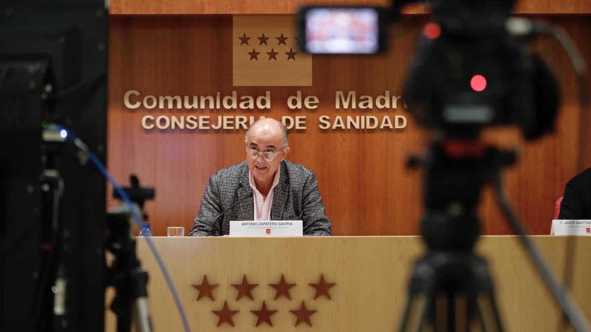 Antonio Zapatero en la rueda de prensa Antonio Zapatero