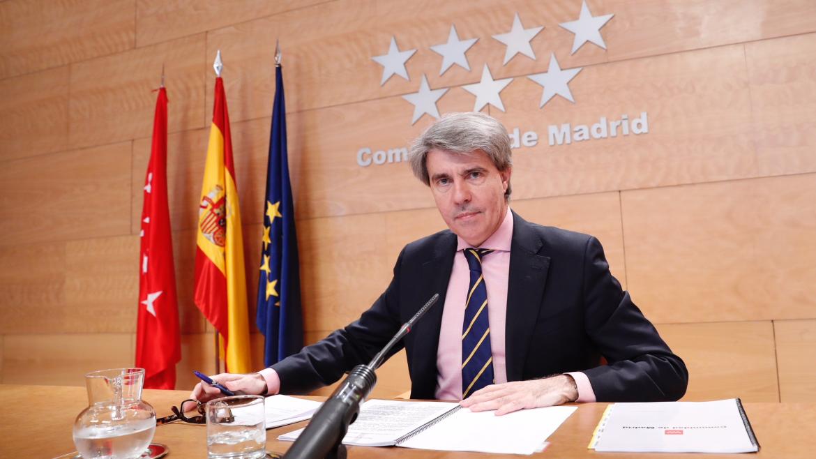 Ángel Garrido en la rueda de prensa posterior al Consejo de Gobierno Ángel Garrido en la rueda de prensa posterior al Consejo de Gobierno