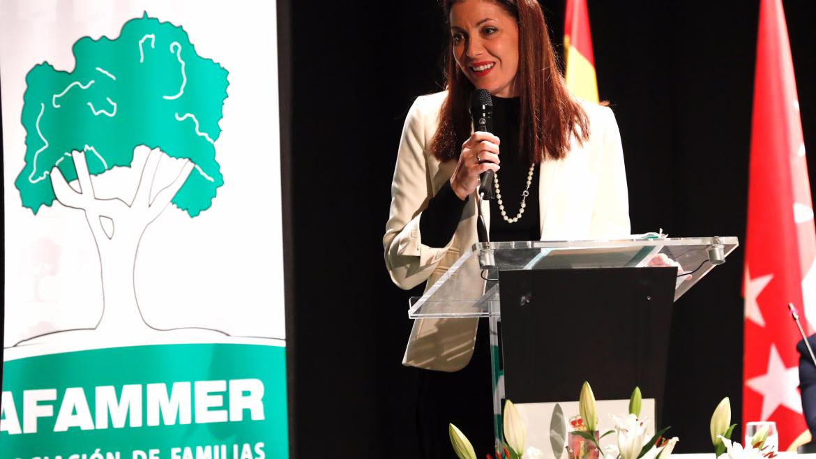 Lola Moreno durante el acto 