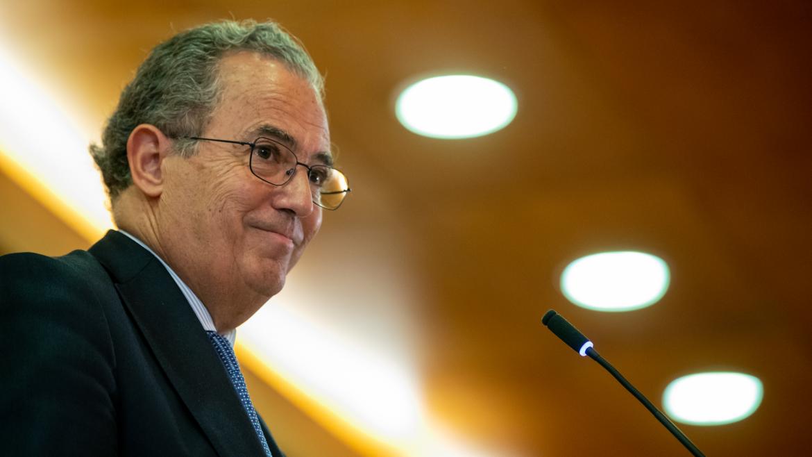 Enrique Ossorio durante la rueda de prensa.