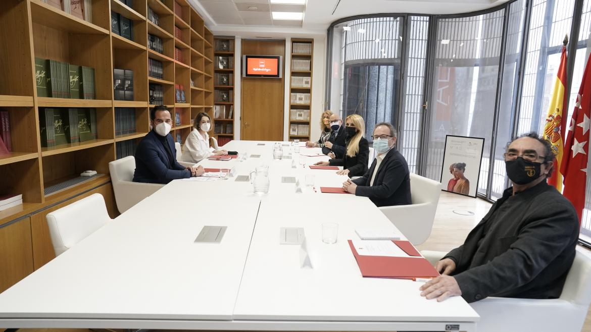 Aguado con el sector cultural