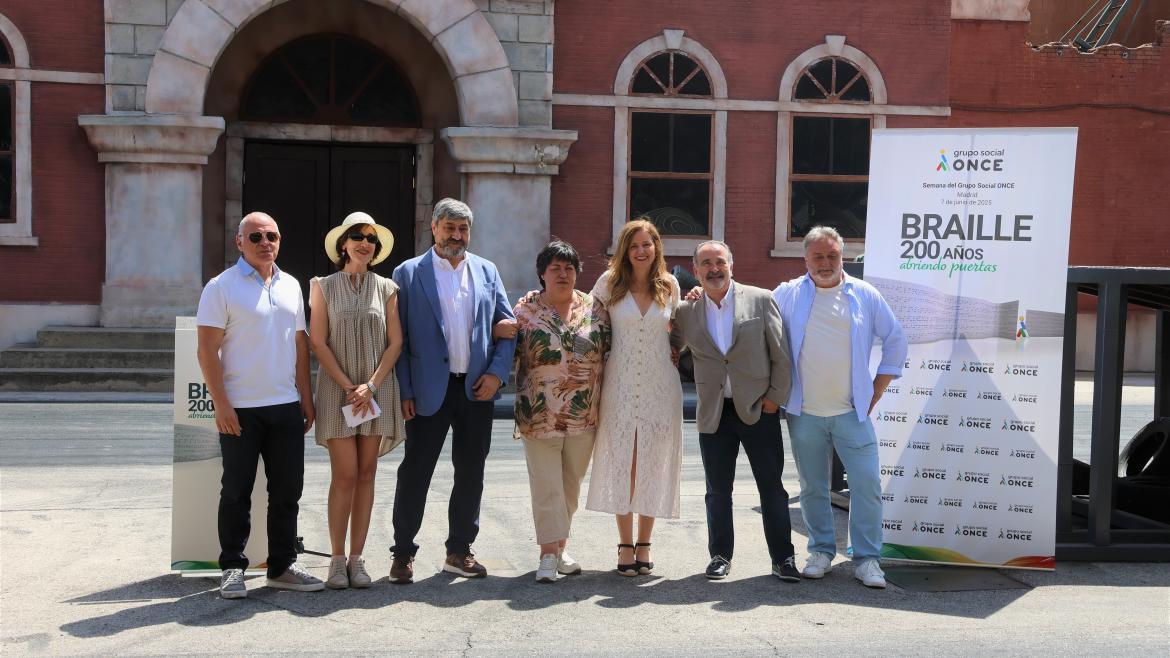Ana Dávila en la celebración del día del Grupo Social ONCE Madrid