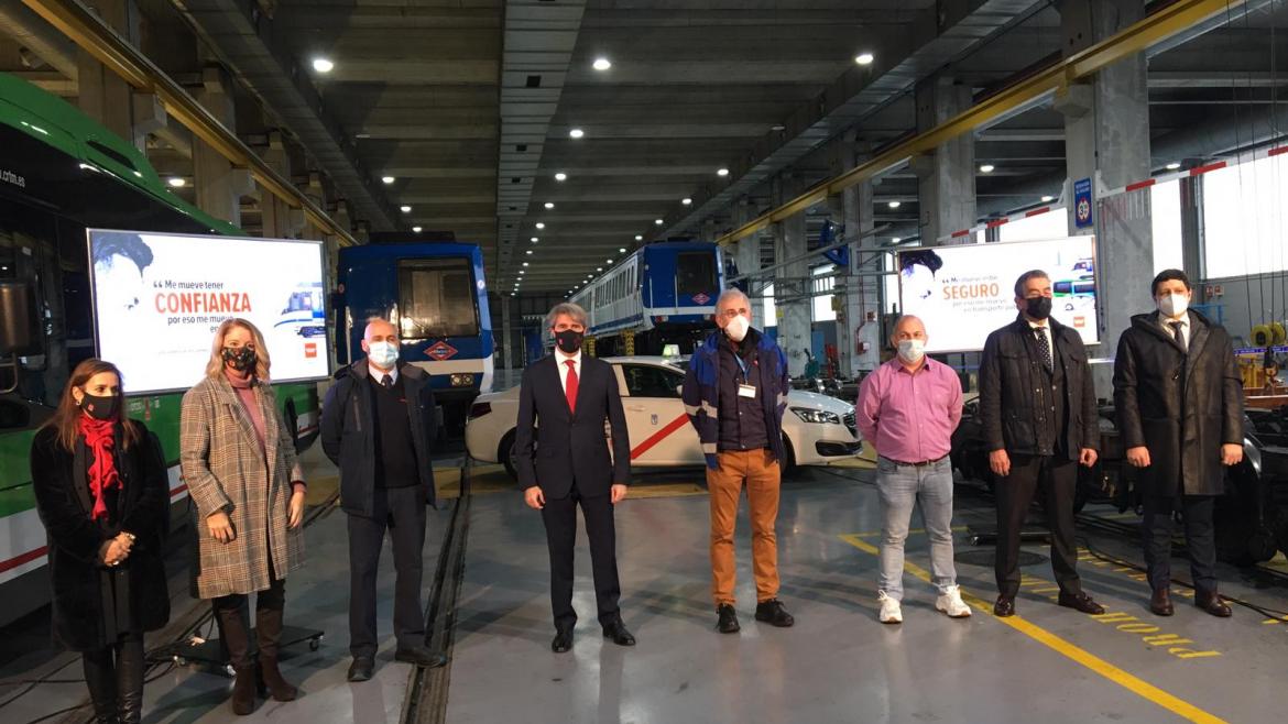 Ángel Garrido campaña transporte público