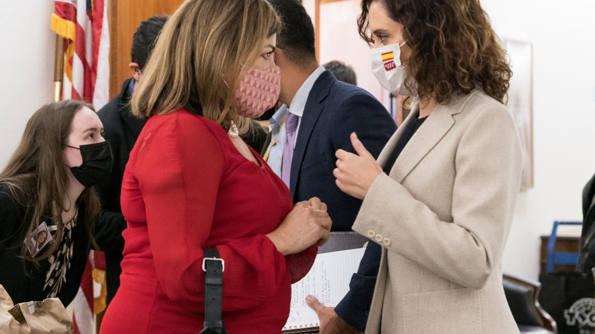 La presidenta en el Capitolio