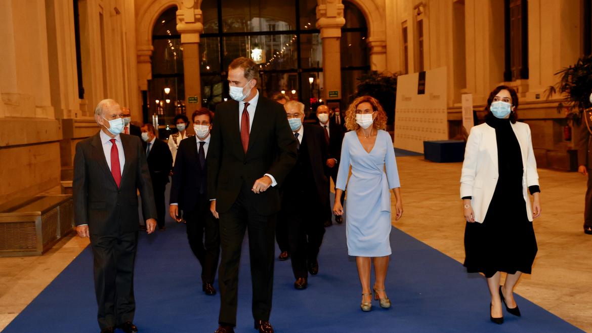 La presidenta de la Comunidad de Madrid, Isabel Díaz Ayuso, ha asistido hoy a la entrega del Premio Pelayo para Juristas de Reconocido Prestigio, un Isabel Díaz Ayuso durante el acto
