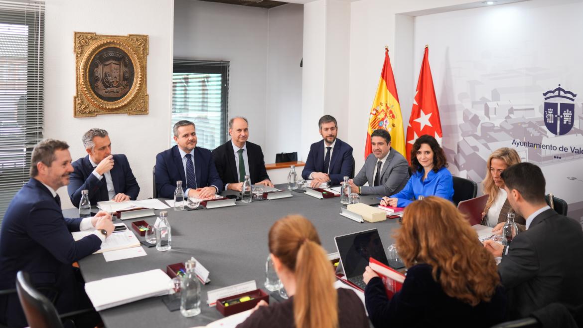 La presidenta Isabel Díaz Ayuso en Valdemoro