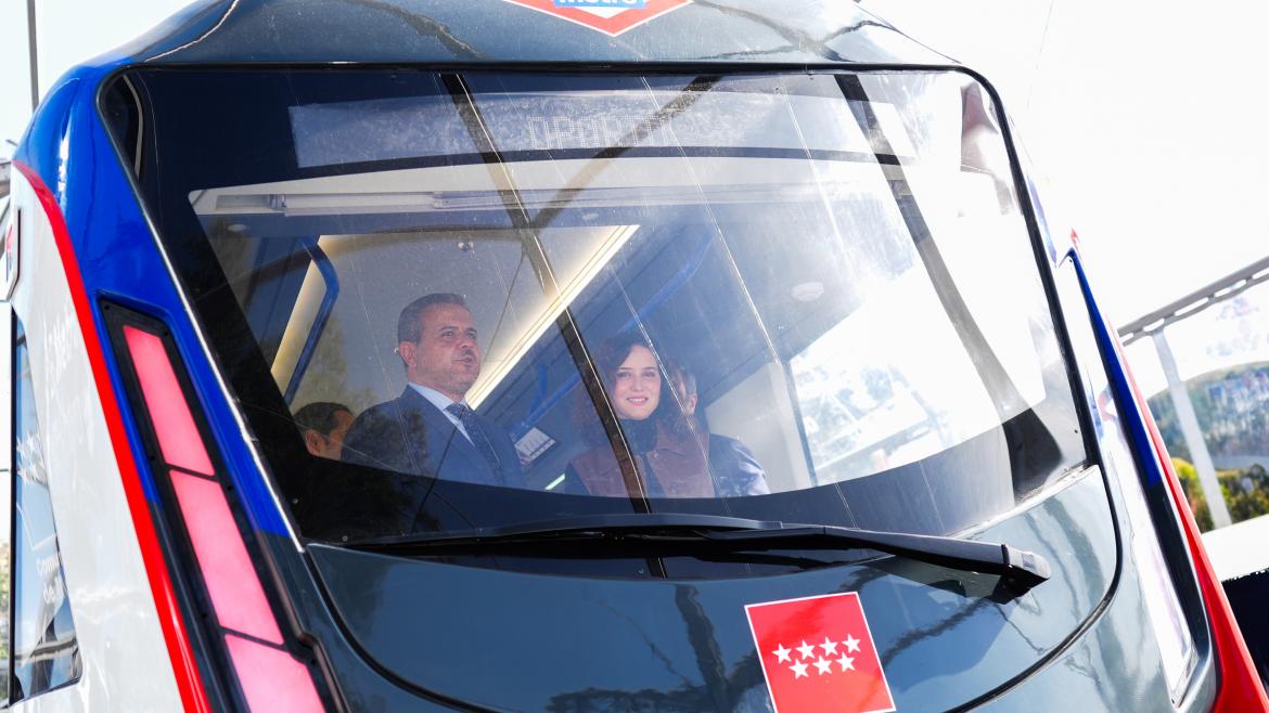 Díaz Ayuso presenta el Tren del Futuro del Metro de Madrid La presidenta Isabel Díaz Ayuso durante la presentación del Tren del Futuro de Metro