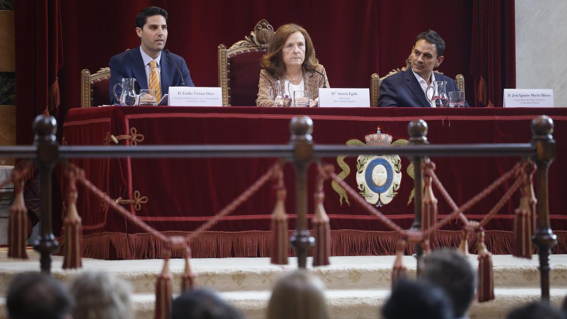 El consejero durante la celebración del acto