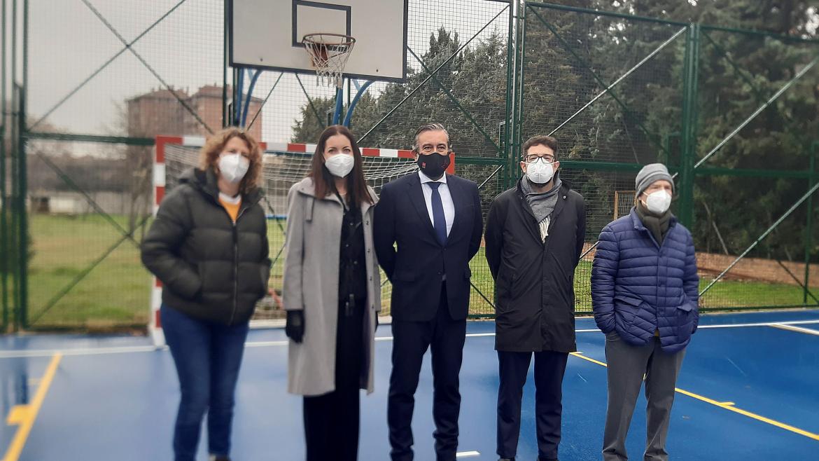 Enrique López visita El Madroño