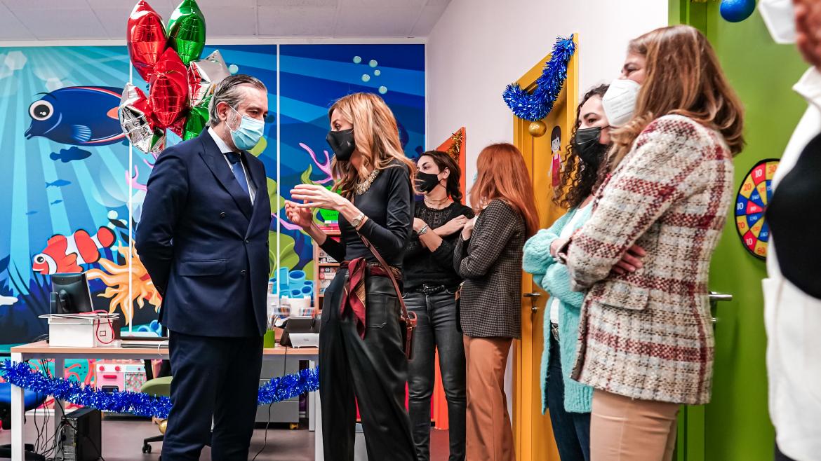 Enrique López visita los juzgados de Violencia sobre la Mujer Enrique López durante su visita a los juzgados de Violencia sobre la Mujer