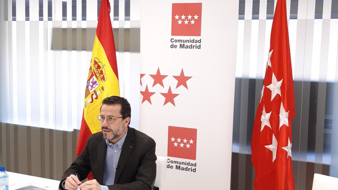 Javier Fernández-Lasquetty durante la rueda de prensa