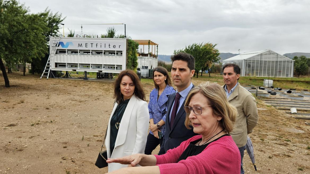 El consejero Emilio Viciana en el Parque Científico Tecnológico de la UAH
