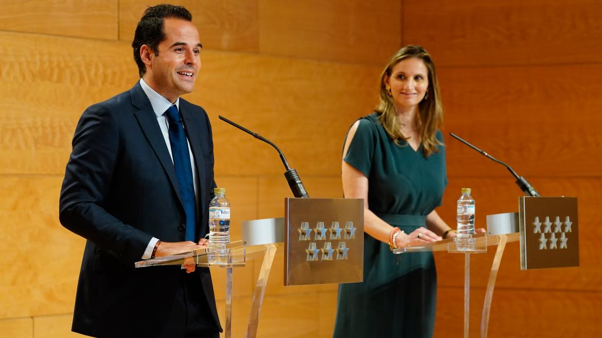 Ignacio Aguado durante la rueda de prensa tras el Consejo de Gobierno