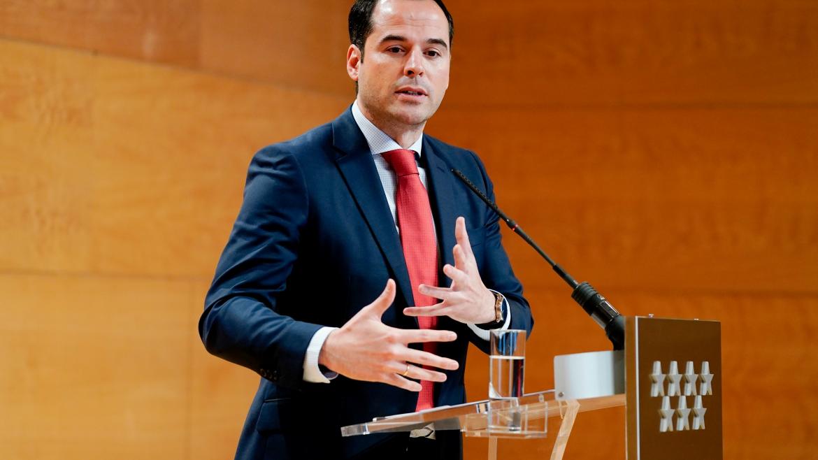 Ignacio Aguado durante la rueda de prensa posterior al Consejo de Gobierno