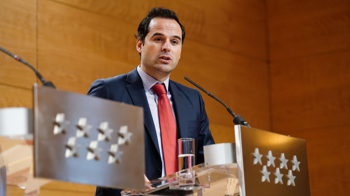 Rueda de prensa tras el Consejo de Gobierno Ignacio Aguado en la rueda de prensa tras el Consejo de Gobierno