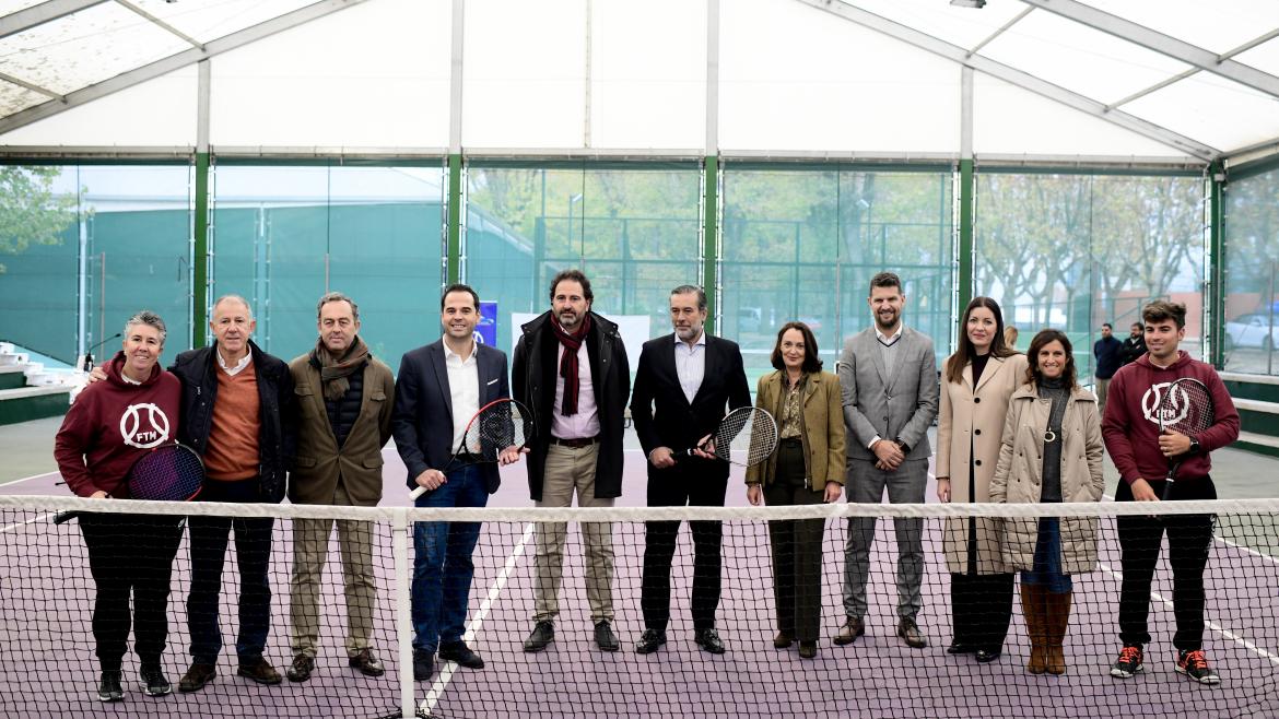Ignacio Aguado y Enrique López suscriben convenio con la Federación de Tenis de Madrid