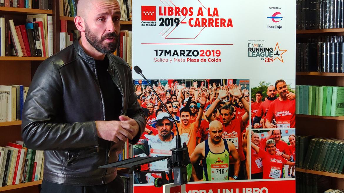 Jaime de los Santos durante la presentación