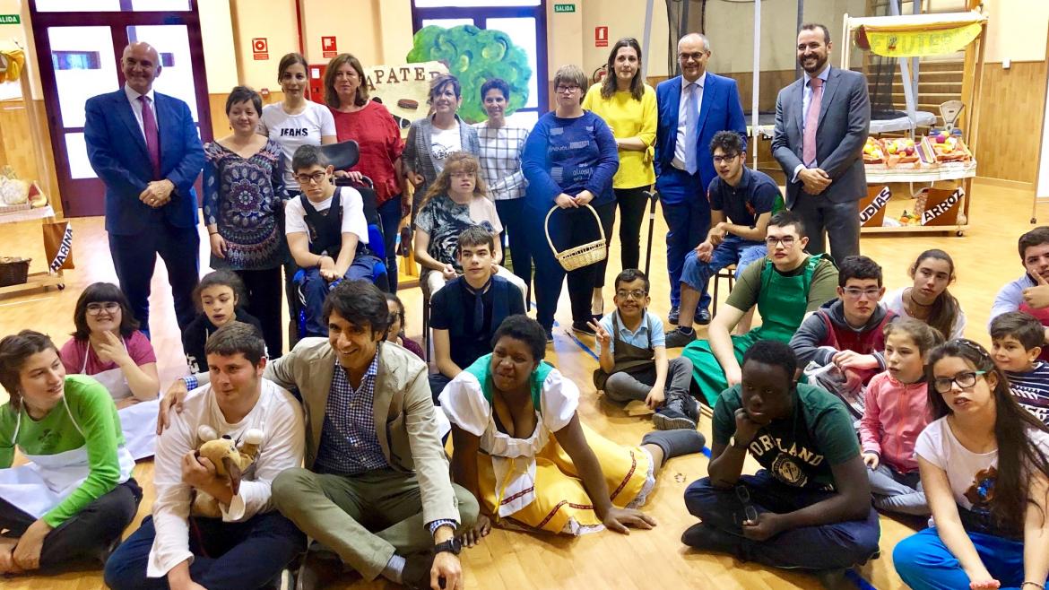 Rafael van Grieken en el Centro Público de Educación Especial (CEE) Vicente Ferrer de San Sebastián de los Reyes