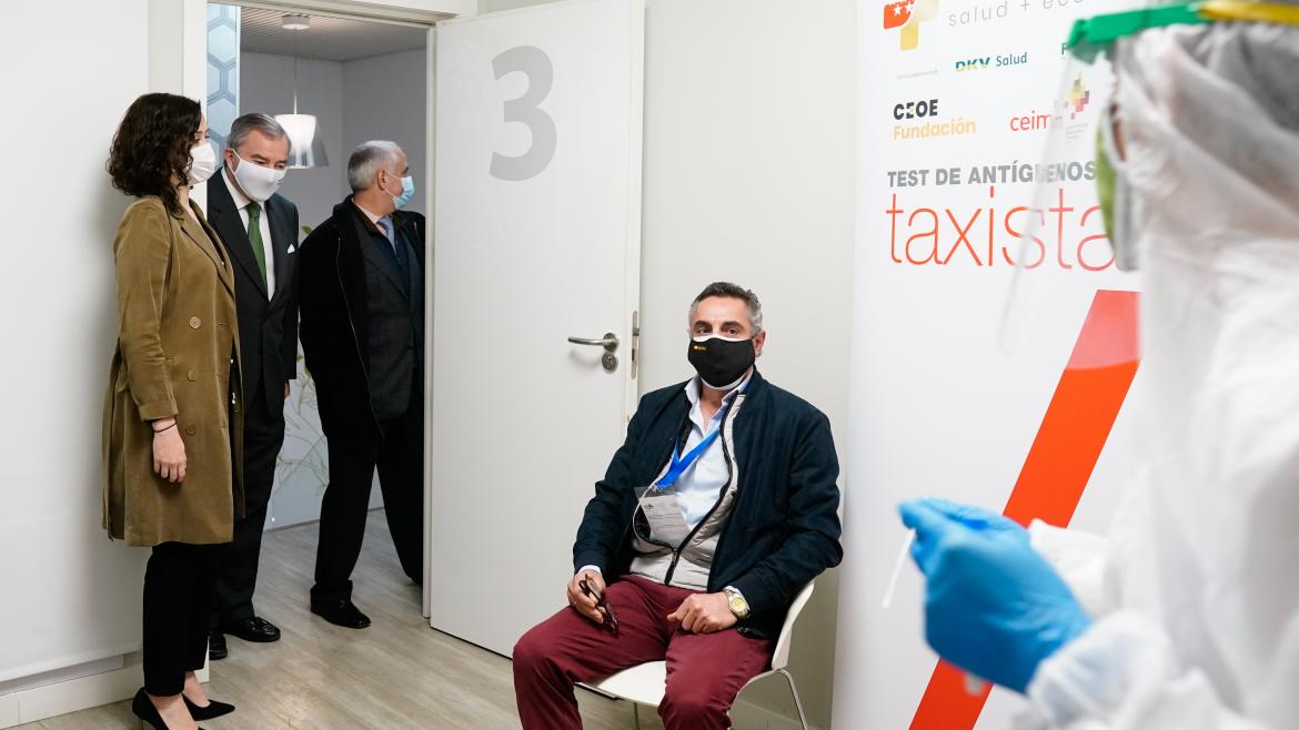 Díaz Ayuso taxistas