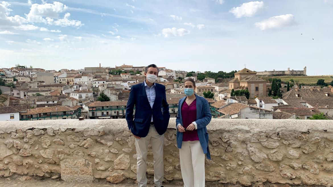 Marta Rivera de la Cruz visita Chinchón