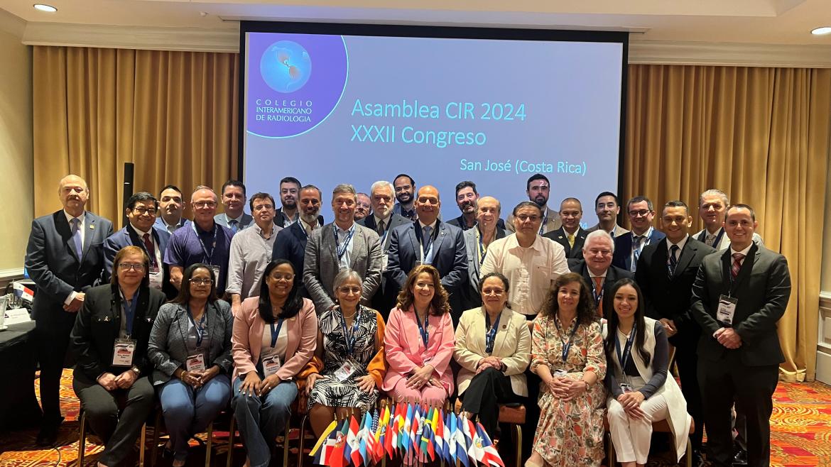 Matute participa en Costa Rica en el XXXII Congreso Interamericano de Radiología La consejera Fátima Matute durante el XXXII Congreso Interamericano de Radiología