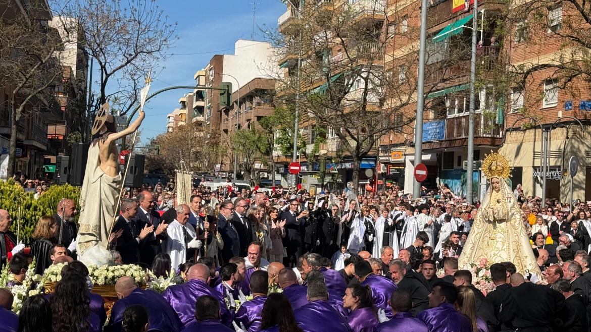 Procesión del Encuentro en Móstoles