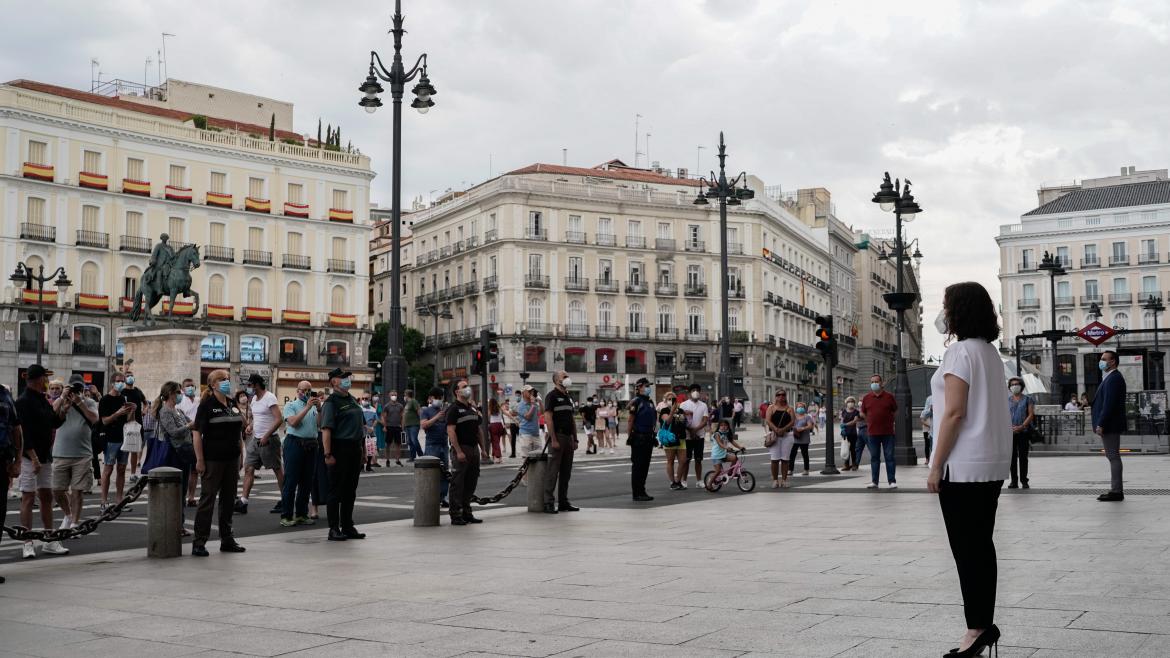 Puerta del Sol minuto de silencio
