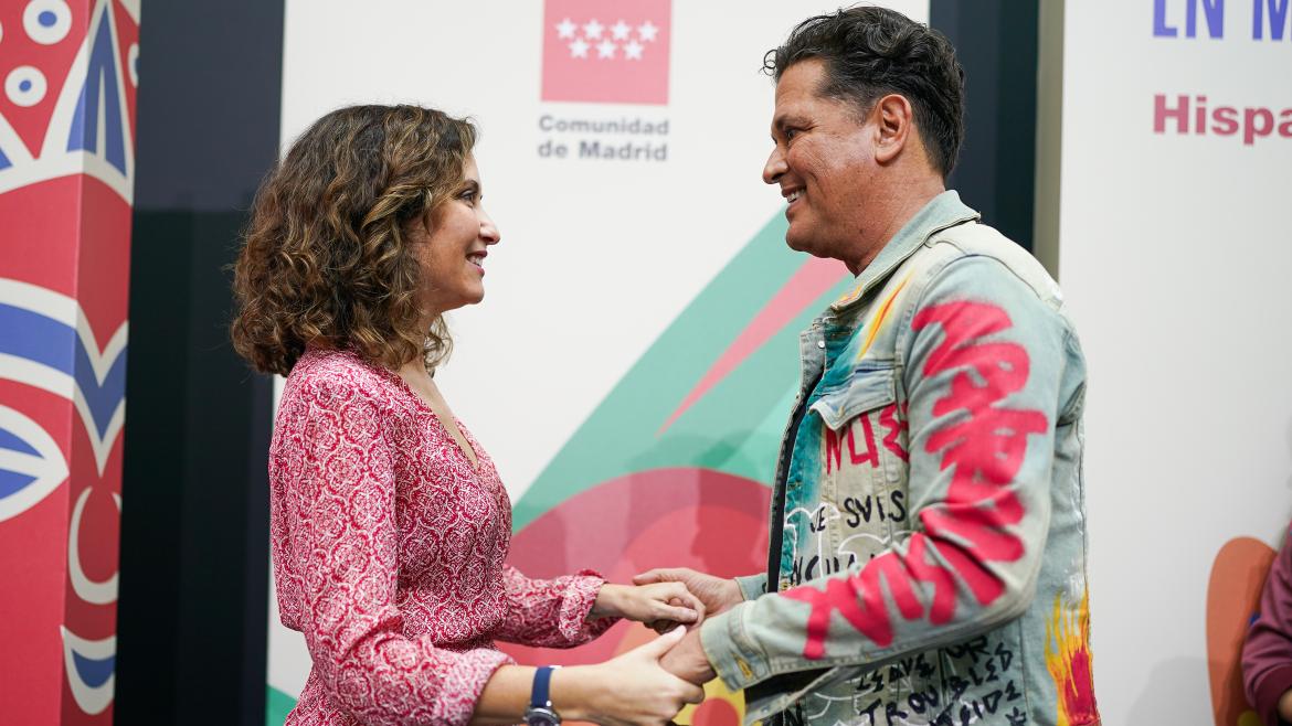 La presidenta Isabel Díaz Ayuso durante la programación de Hispanidad 2023