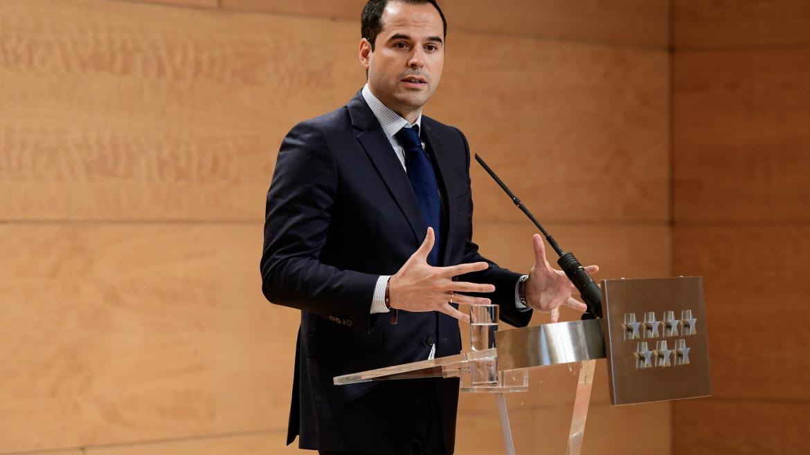 Ignacio Aguado durante la rueda de prensa posterior al Consejo de Gobierno
