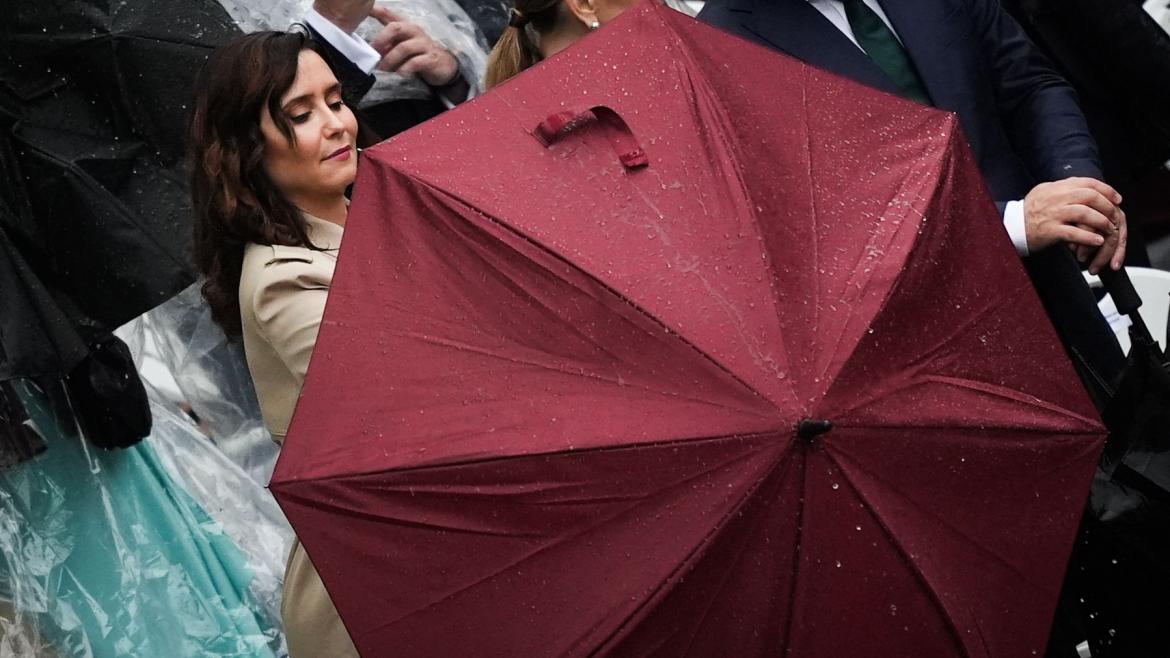 La presidenta Isabel Díaz Ayuso en los actos del Día de la Fiesta Nacional