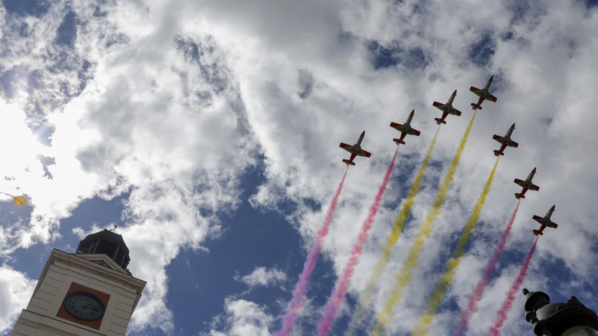 Acto cívico militar del 2 de Mayo de 2024 Parada militar en la celebración del 2 de mayo