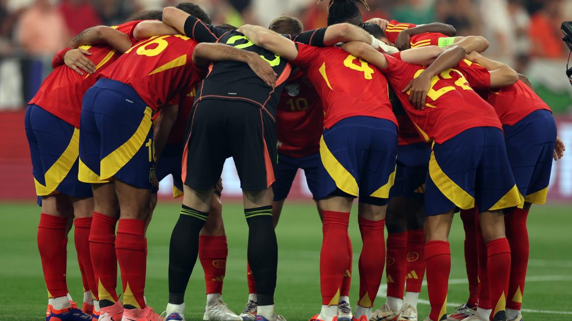 Selección española de fútbol Selección española de fútbol jugando la Eurocopa