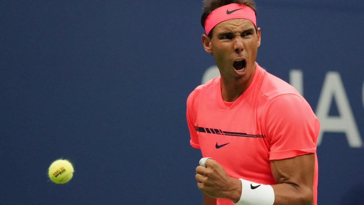 Rafael Nadal tras una victoria