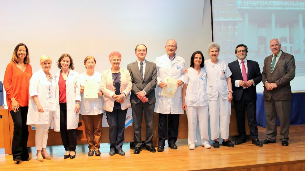 Acto celebrado en el Hospital Clínico San Carlos