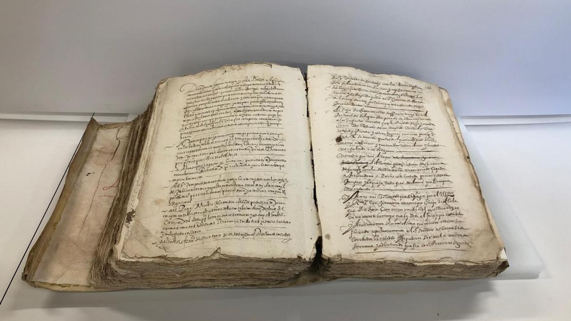 Una muestra del testamento Lope Tomo