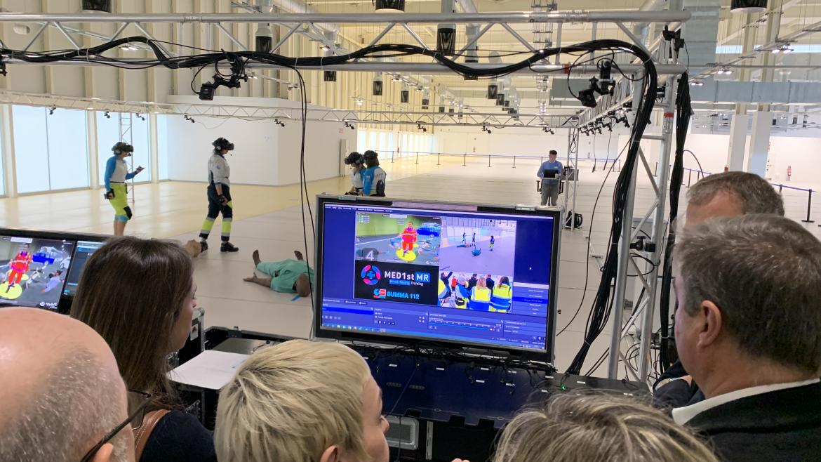 Imagen de cabecera #0 de la página de "La Comunidad de Madrid participa en un proyecto europeo de realidad virtual para entrenar a sanitarios del SUMMA 112"