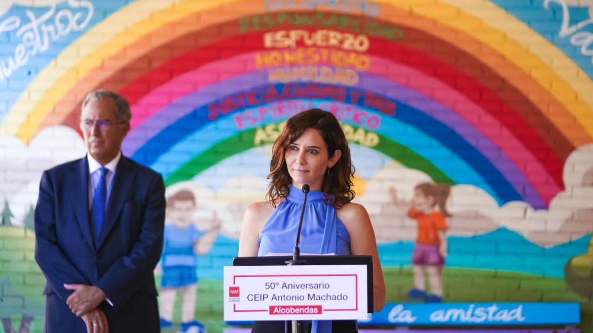 La presidenta durante su intervención