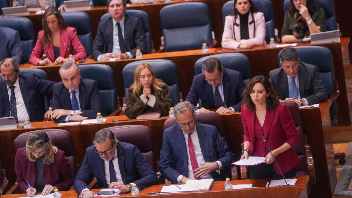 La presidenta durante su intervención
