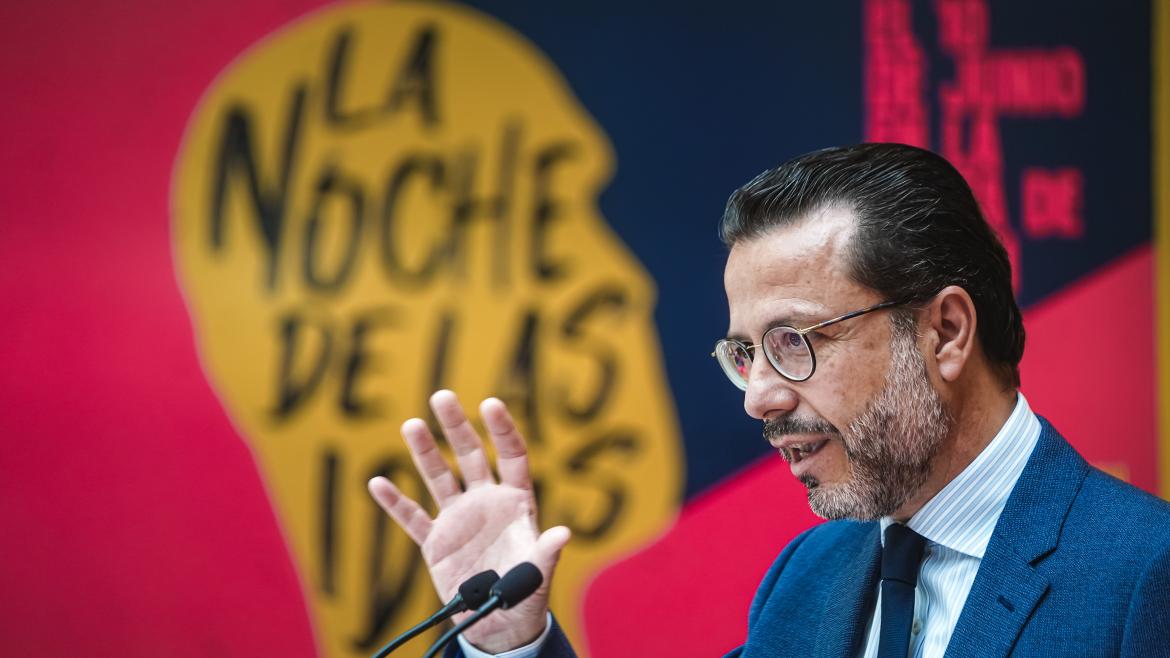 El consejero Javier Fernández-Lasquetty durante la presentación
