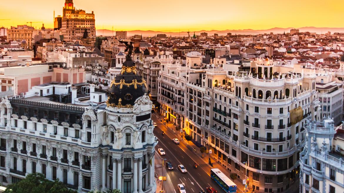 Un edificio de Madrid