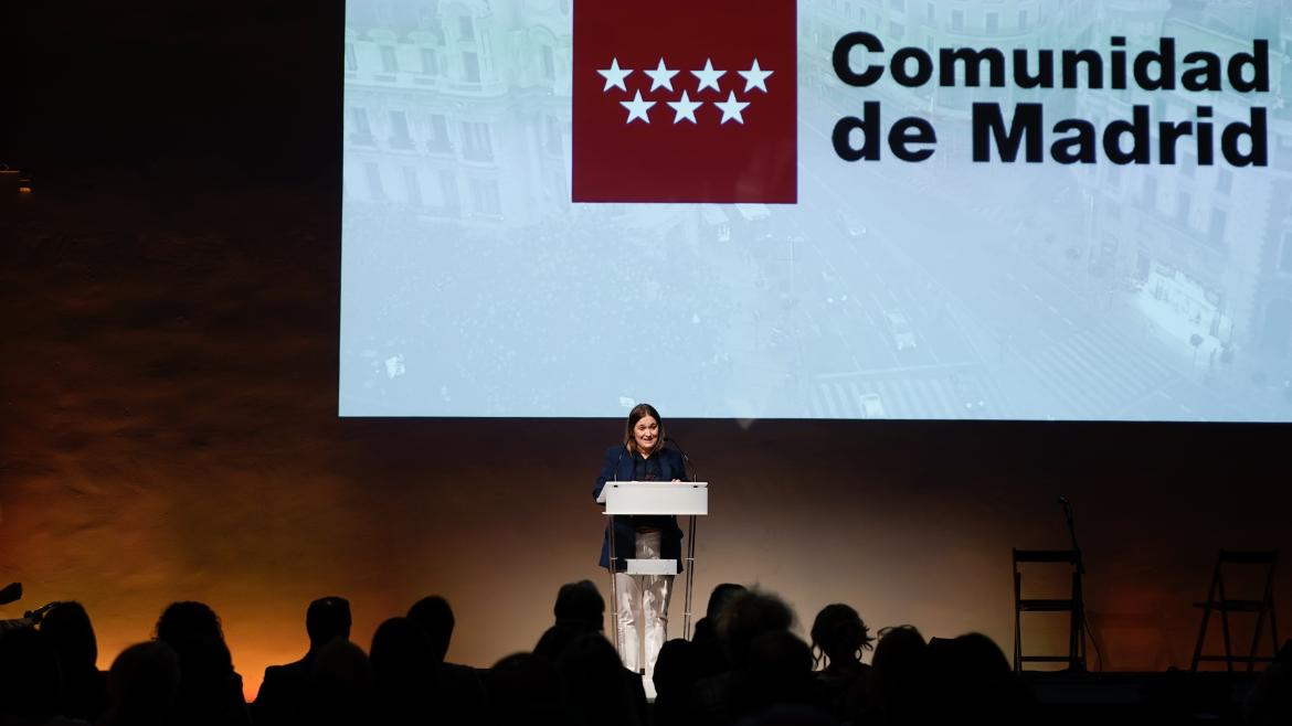 La Comunidad de Madrid reúne a más de 200 profesionales del turismo idiomático de 12 nacionalidades en la primera edición de la Semana del Español La consejera en el acto