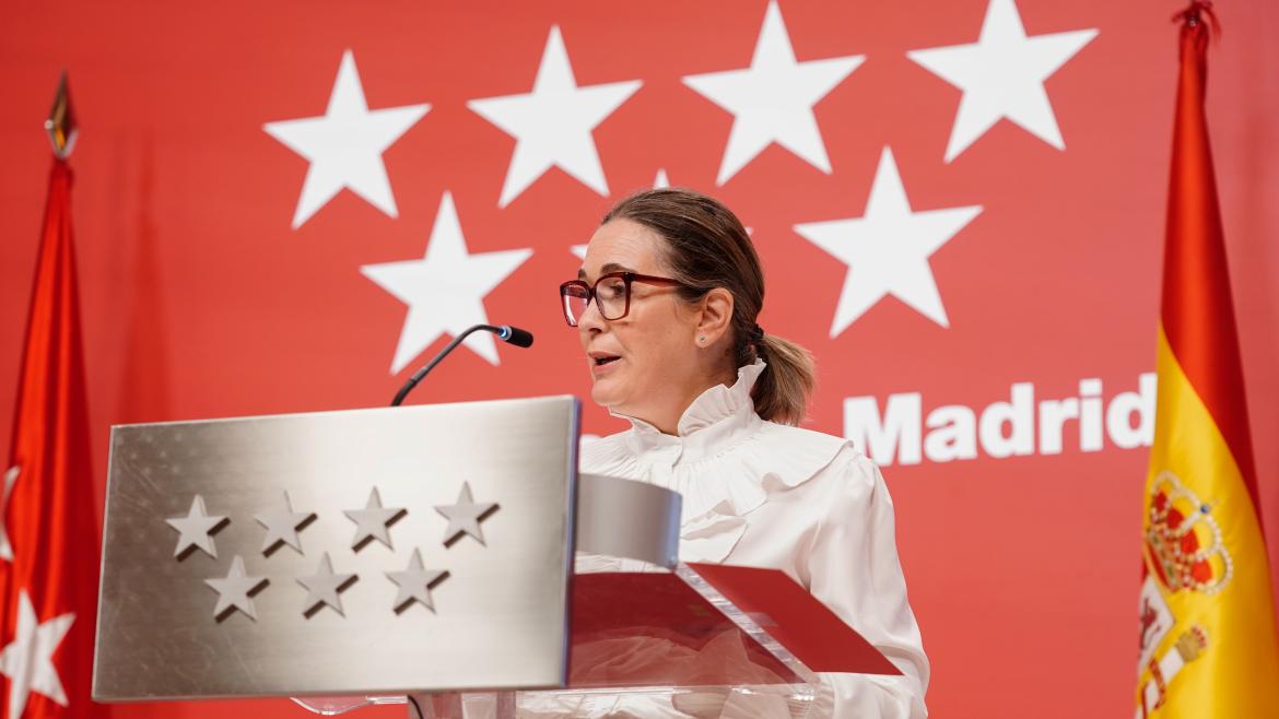 La consejera Marta Rivera en rueda de prensa