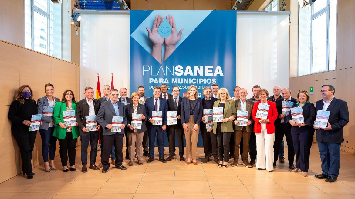 La presentación del Plan de medio ambiente Sanea