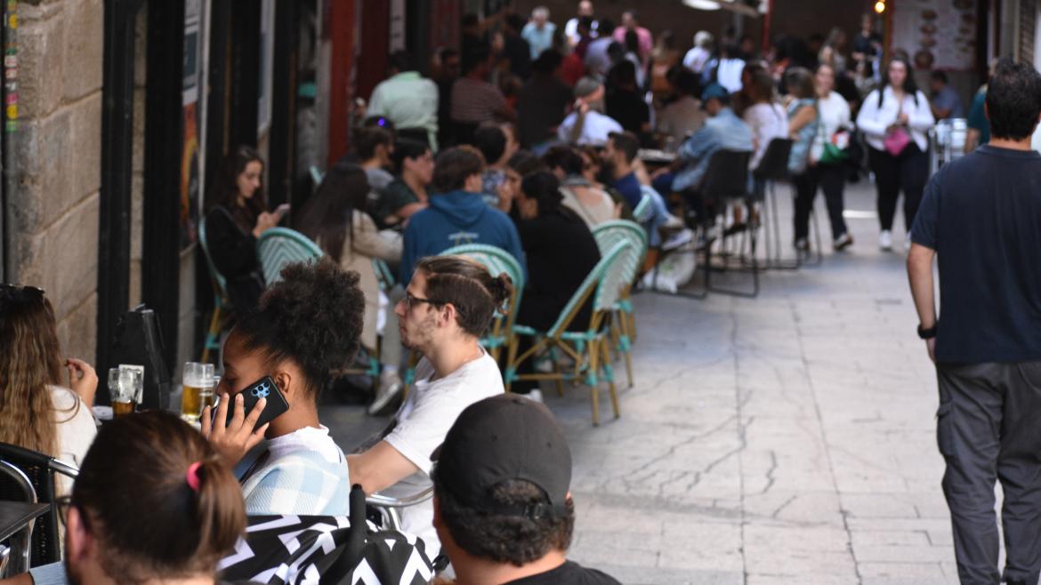 Una terraza de Madrid