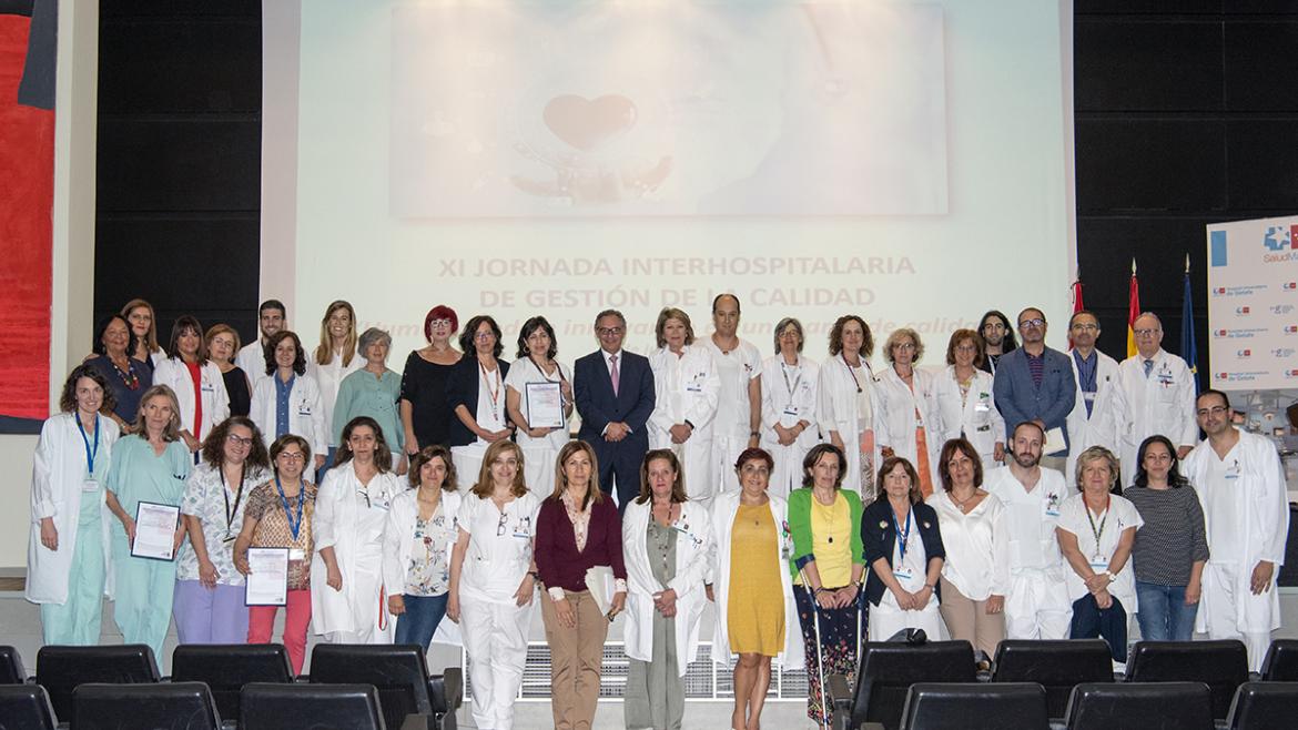 Asistentes a la XI Jornada de Calidad Entrega de XI Premios de Calidad del Hospital de Getafe