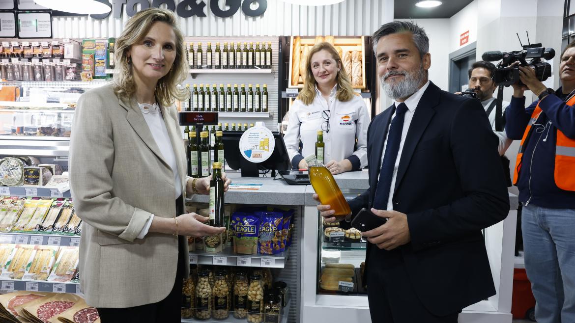 La consejera durante su intervención en la campaña