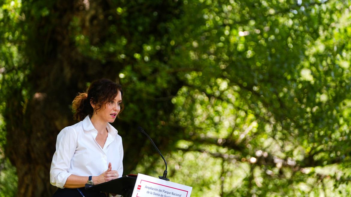 La presidenta Isabel Díaz Ayuso