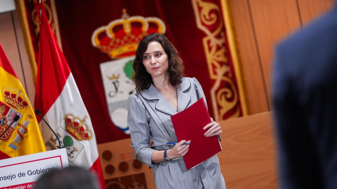 La presidenta Isabel Díaz Ayuso