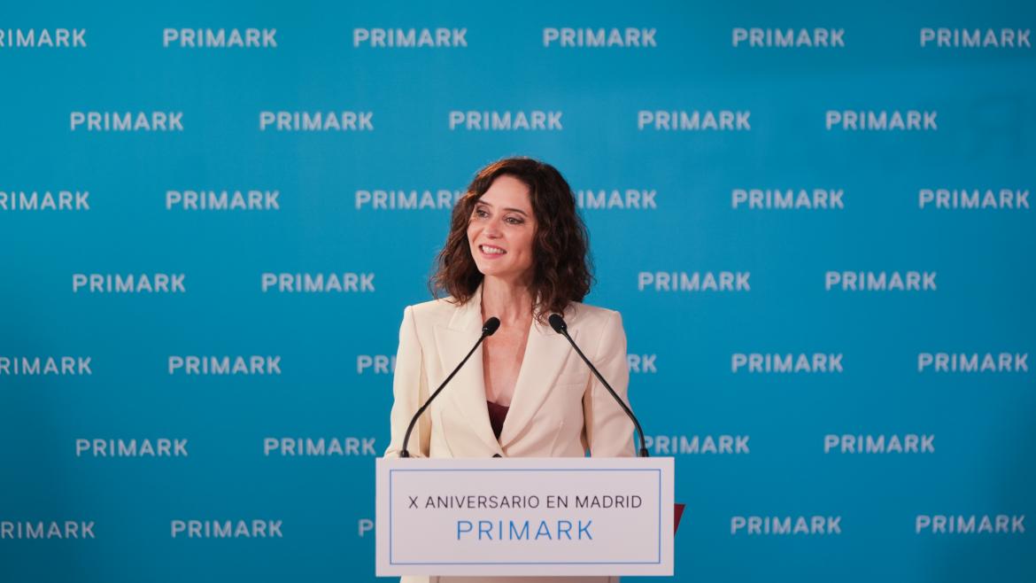 La presidenta Isabel Díaz Ayuso